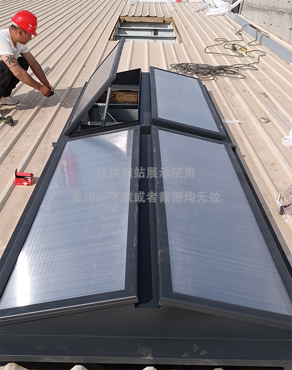 兰州王老吉生产车间华亭排烟天窗