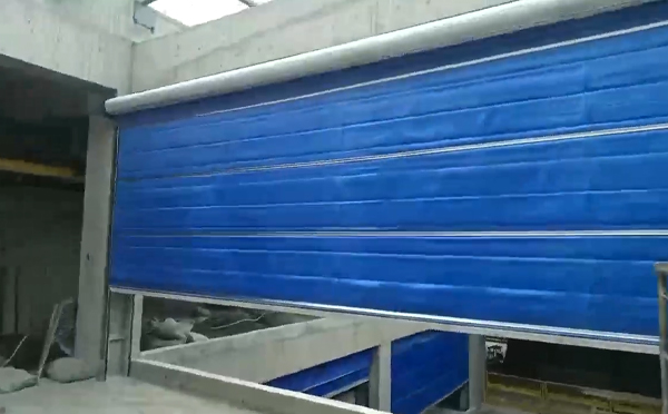 大型物流园区完成华亭防火门整体安装工程