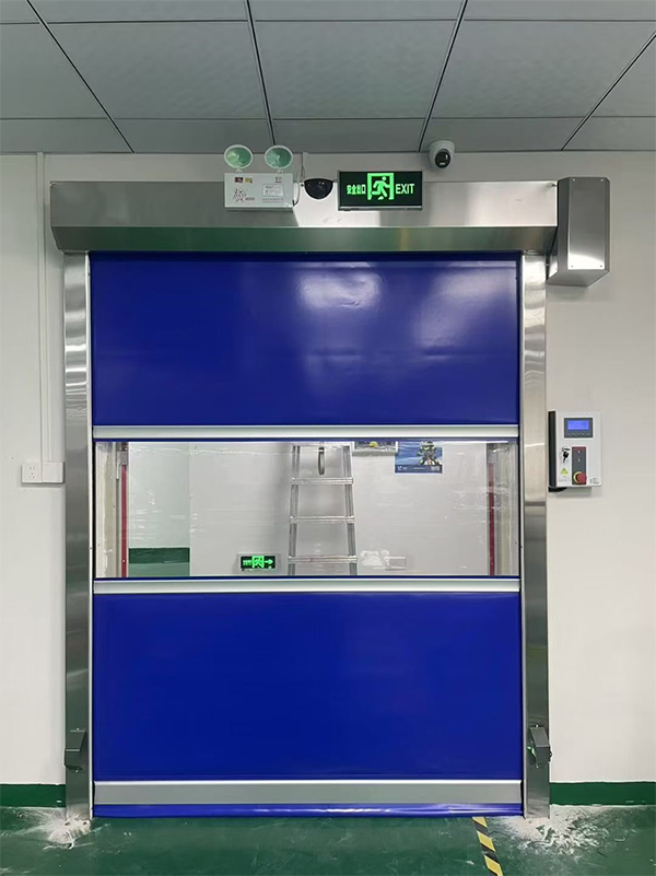 华亭快速华亭卷帘门在冷链物流仓储区的应用实践